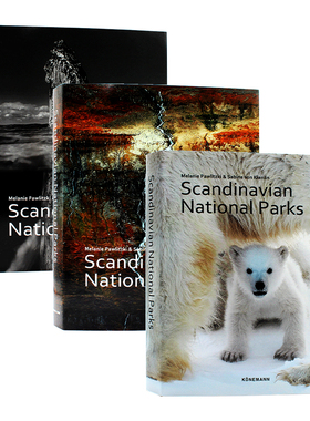 现货 Scandinavian National Parks 斯堪的纳维亚国家公园 独特迷人的灯光 令人叹为观止的自然环境 进口原版 多语种 精装