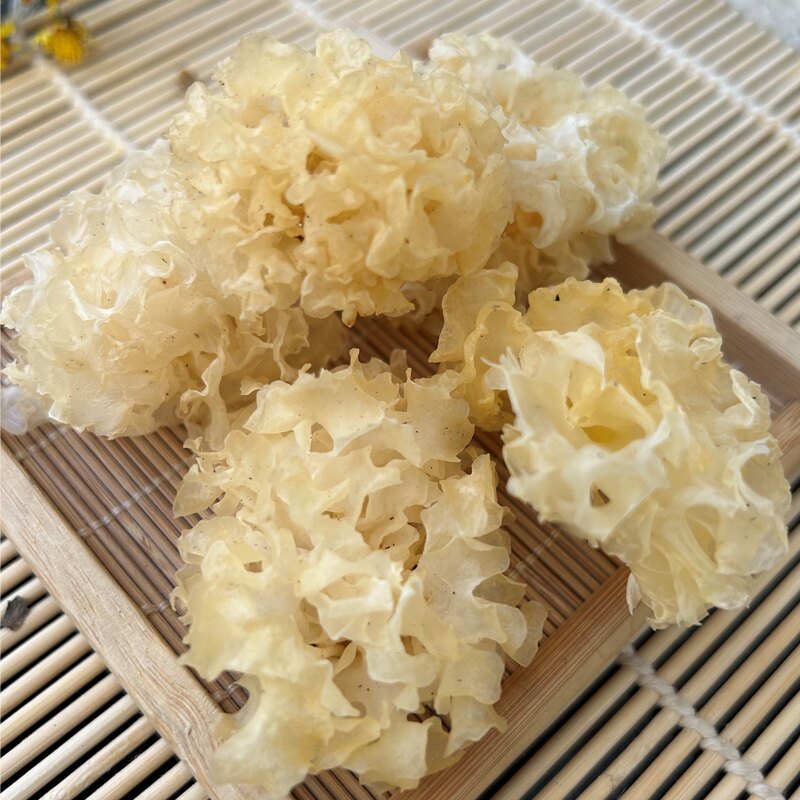 神农架林下椴木银耳干货孕妇儿童糯耳银耳大朵无硫白木耳胶质浓