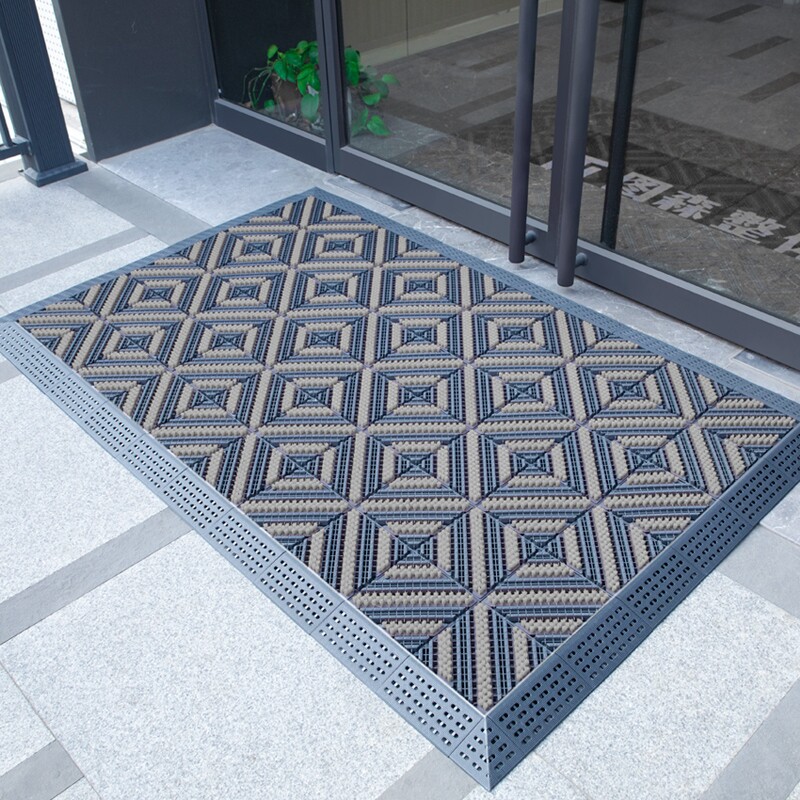 户外门口防水防晒地垫商用防滑进门脚垫室外入户门垫门前迎宾地毯