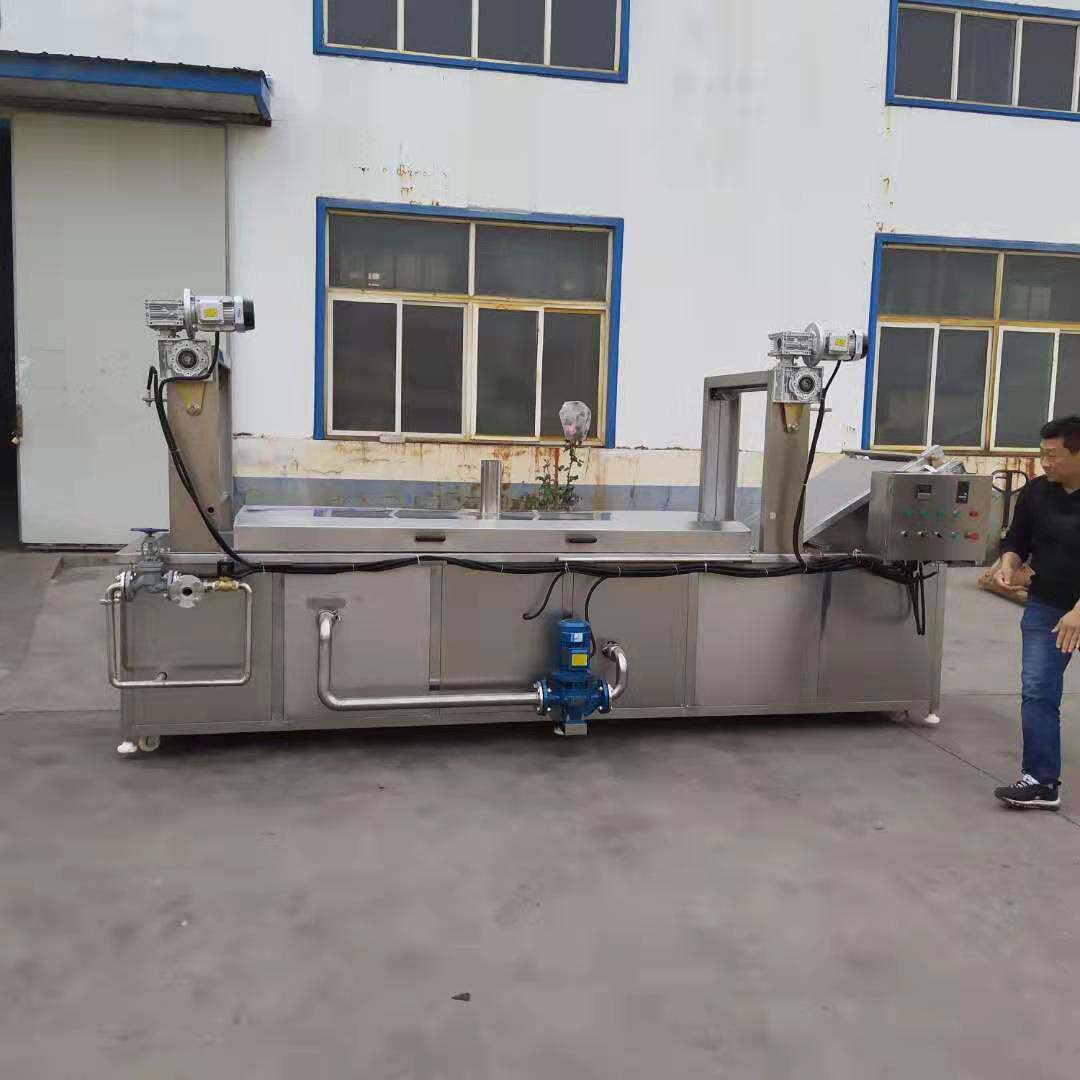 大小型连续式漂烫机 海鲜蔬菜海带笋片金针菇预煮杀青机漂烫池