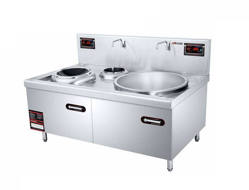 优玛斯特商用电磁炉一炒一大锅灶电磁灶猛火灶饭店食堂大炒锅锅灶