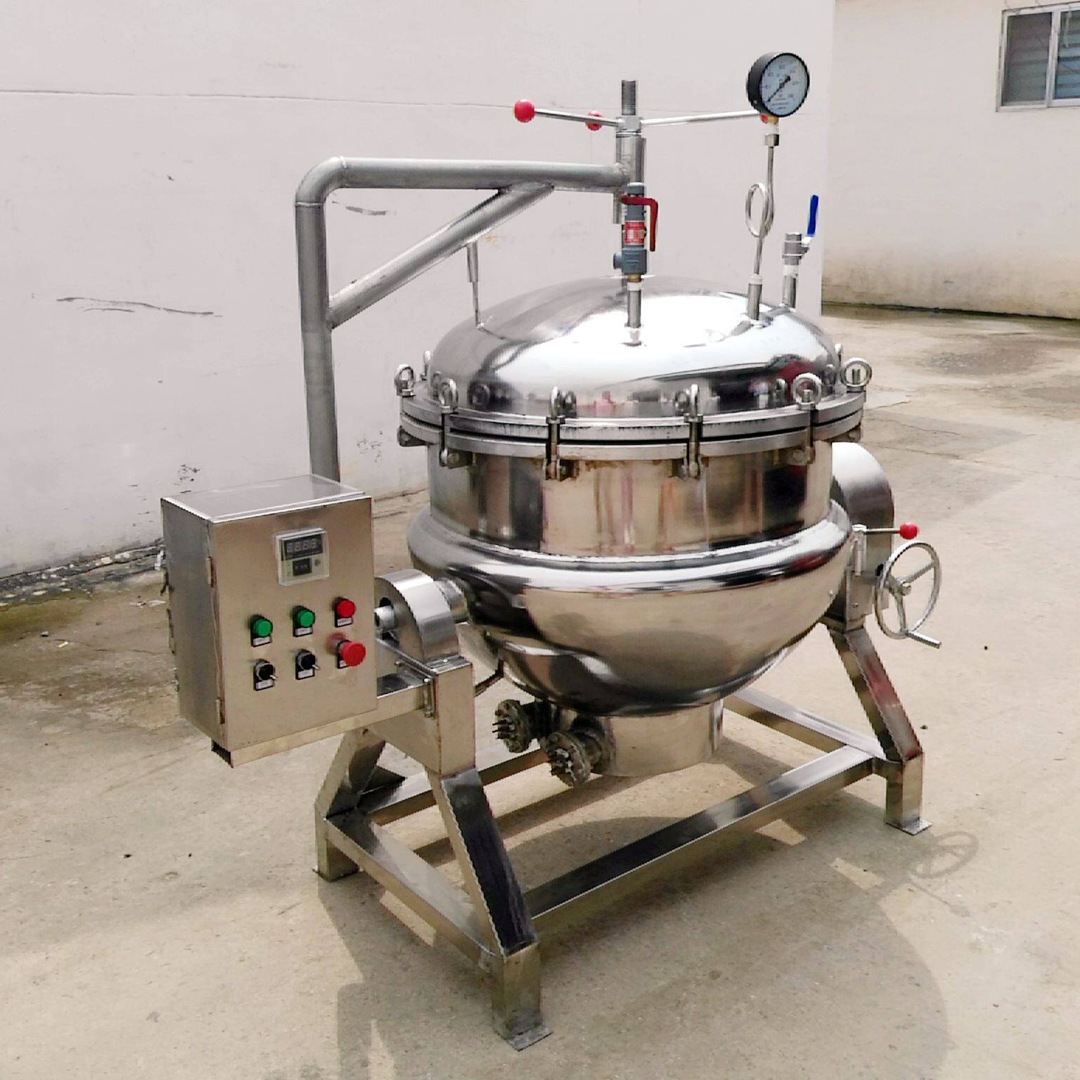 工业用高压蒸煮锅 快速高效高压锅 煮豆子煮粽子