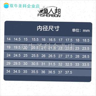 鱼竿铝合金c外套后堵后尾套大小改装配件海竿矶竿后盖炮杆后堵渔.