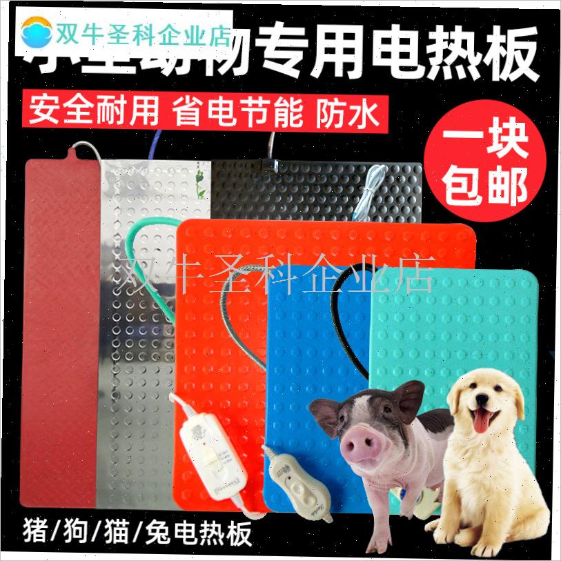宠物保温板仔猪加热板狗用电热板蛇猫加热毯小型U动物取暖设备兽.
