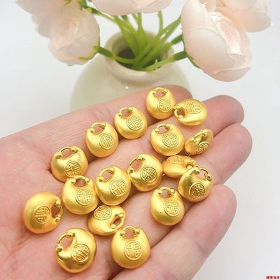 网红爆款沙金包金胖祥云