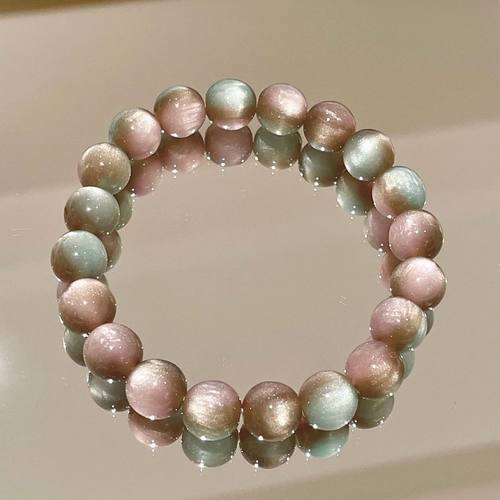 原创冰莓薄巧手串细闪粉