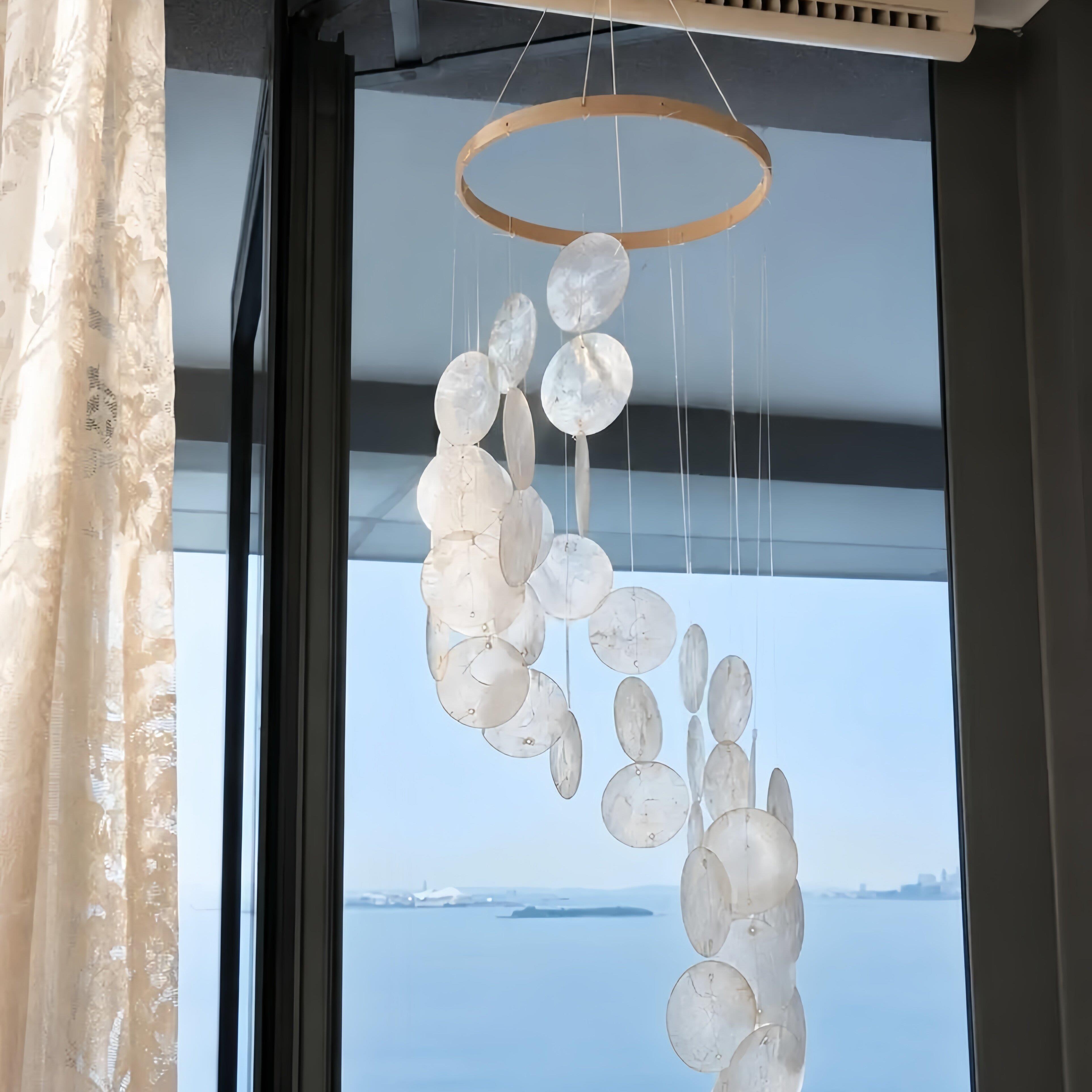浪漫满屋~贝壳风铃挂饰风铃挂件贝壳风铃成品氛围感家居装饰挂饰