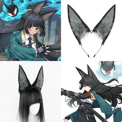 星见雅cosplay耳朵绝区零