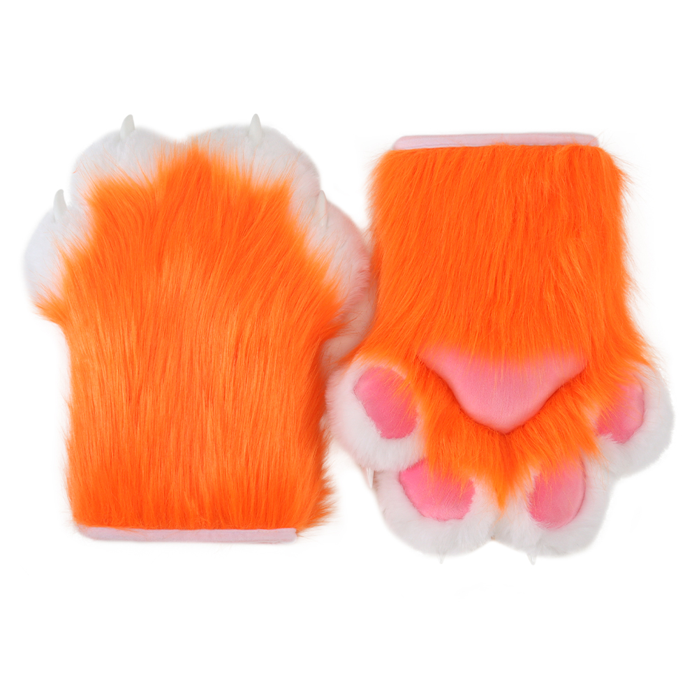 猫咪爪子fursuit发声兽爪表演道具仿真可爱kig猫爪手套furry毛绒