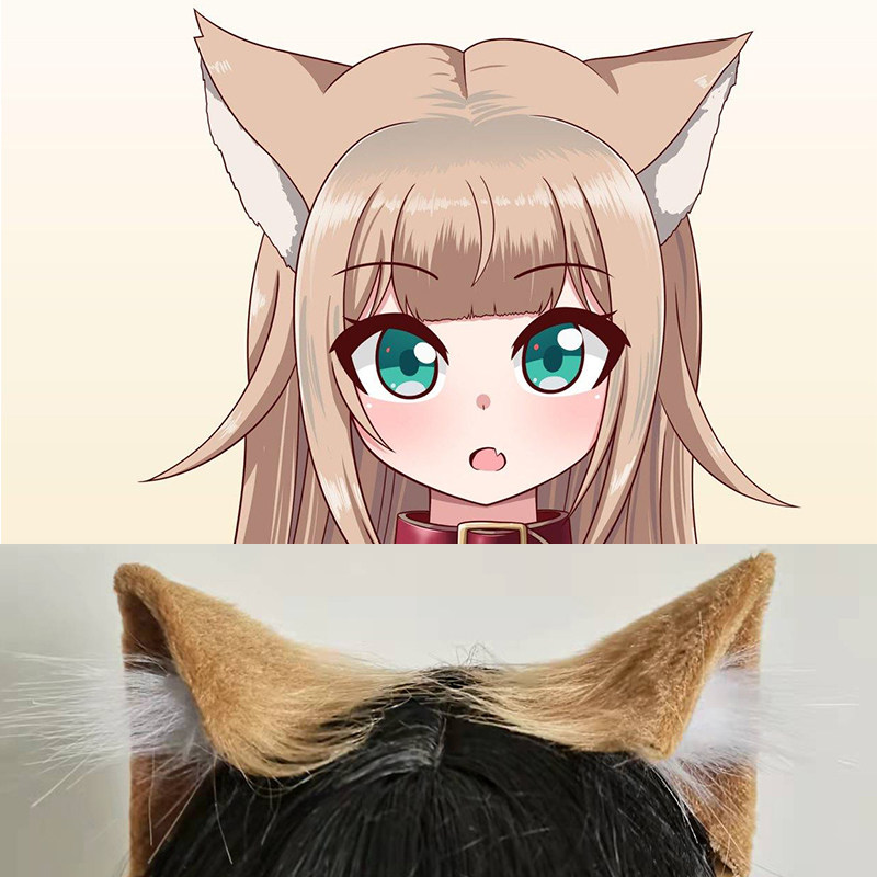 40原的猫兽耳兽尾耳朵可调节头饰