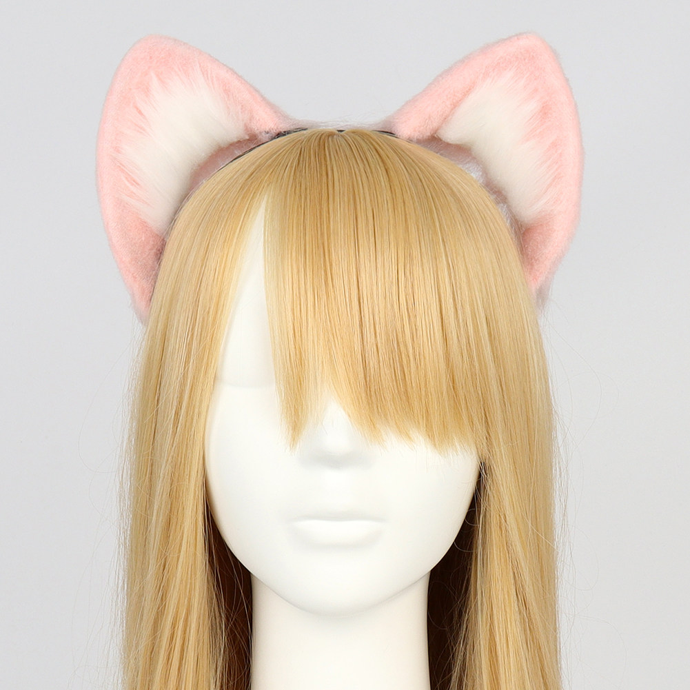 狐耳发箍cosplay手作狐狸耳朵头箍头饰漫展毛绒仿真兽耳发饰