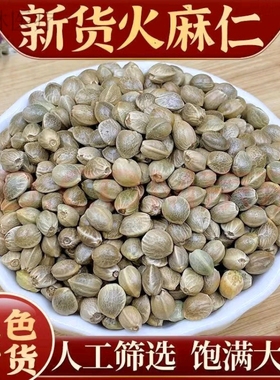 大颗粒火麻子/麻籽/火麻仁鹦鹉鸟粮饲料仓鼠松鼠粮鸽粮1斤包邮