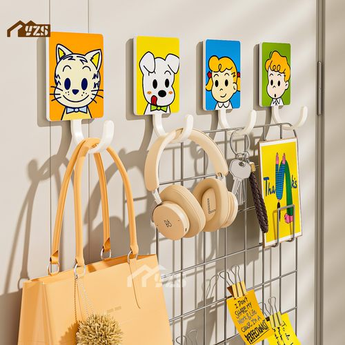 多巴胺磁吸挂钩强力入户门超强磁力免打孔冰箱门后挂钥匙磁力挂钩