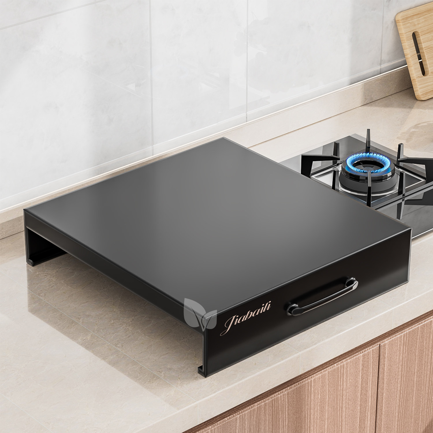 燃气灶盖板罩厨房置物架猛火灶台加高电磁炉架子煤气灶燃气灶架托