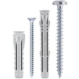 标杰多功能膨胀螺栓空心墙泡沫砖窗帘金属衣柜专用膨胀管配螺丝