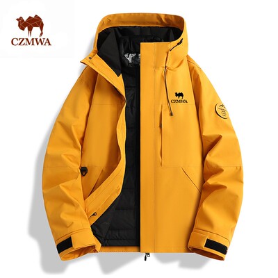 骆驼骑师(90绒)羽绒三合一冲锋男