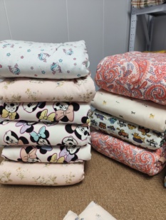 日式天竺棉针织秋衣秋裤面料单人被套150*200  软糯亲肤四季通用