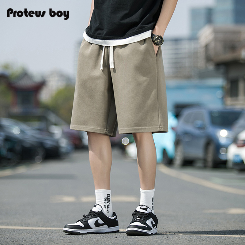 ProteusBoy短裤男夏季2025新款男士直筒运动宽松休闲5
