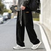 灯芯绒加厚宽松直筒潮休闲长裤 ProteusBoy裤 春秋款 男士 子男款 冬季