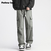 直筒休闲长裤 ProteusBoy裤 工装 户外运动防泼水美式 子男款 春秋冬季