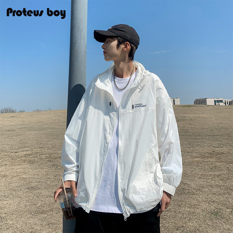 ProteusBoy连帽夏季休闲宽松