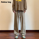 子男款 秋冬季 美式 ProteusBoy裤 复古纹理直筒宽松阔腿运动休闲长裤