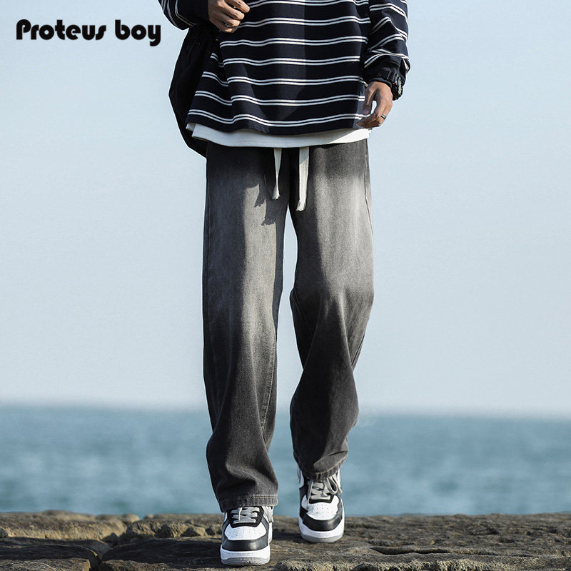 ProteusBoy牛仔裤男新款休闲裤子