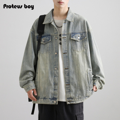 ProteusBoy牛仔夹克潮流
