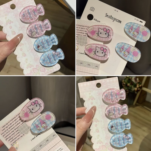 可爱甜美软妹少女刘海夹发饰侧边