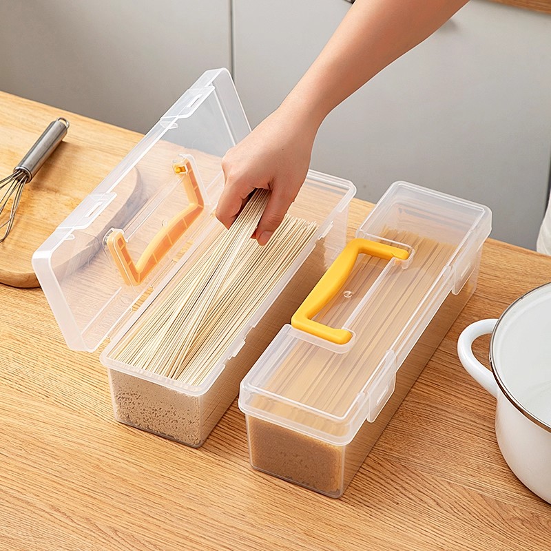 粉条面条收纳盒食品大容量厨房装挂面意面保鲜盒杂粮食物密封盒