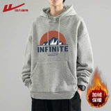 Warrior, демисезонная толстовка с капюшоном, утепленная куртка, коллекция 2023, свободный крой, подходит для подростков