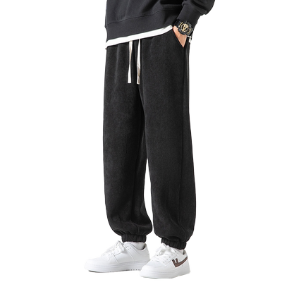 回力灯芯绒裤子男秋冬季简约百搭