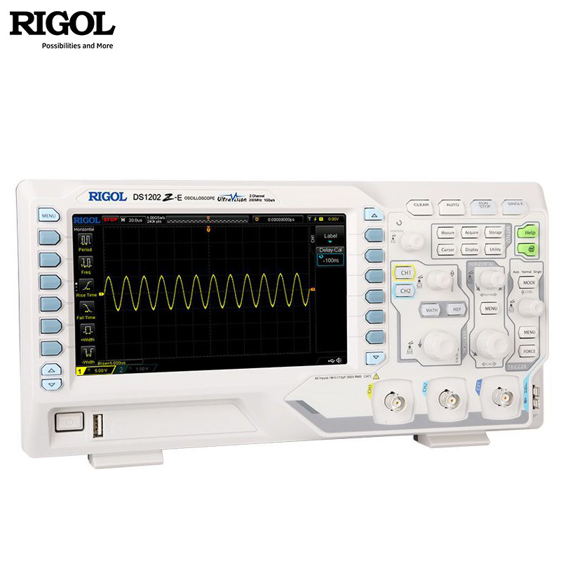 普源RIGOL荧光数字示波器200M双通道24M存储1G采样率DS1202Z-E