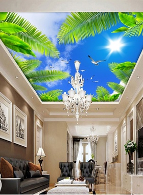 极速new Ceiling ceiling wallpapeCr self-adhesive wallpaper 3