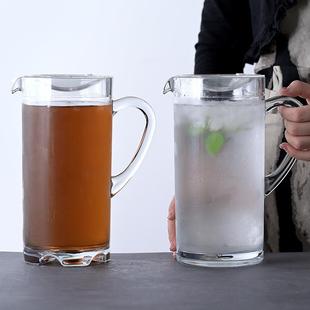 啤酒大扎壶直身塑料PC冷水壶耐高温商用酒吧KTV果汁饮料壶亚克力