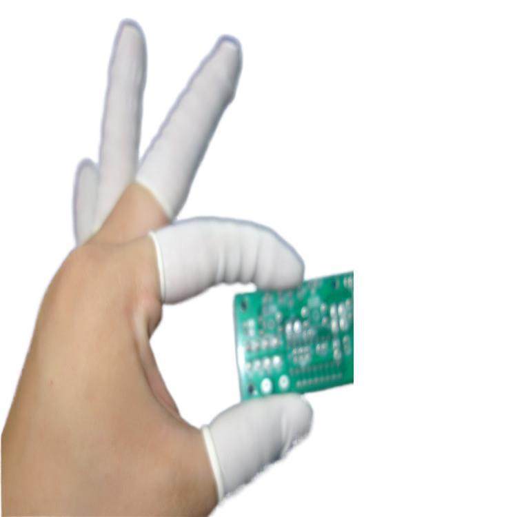 白色丁腈手指套防静电耐酸碱无卤硅油卷边无硫防过敏丁晴指套,居家日用,手部防护用品,淘宝优惠券,粉丝福利购,淘宝优惠卷