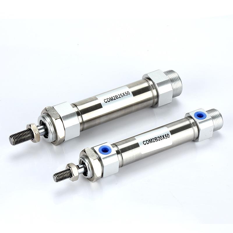 气缸小型迷你不锈钢可调带磁小型迷你气缸气动元件CDM2B20-25