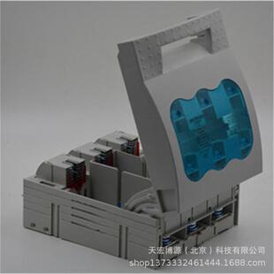 NH熔断器式隔离开关尺寸2，400A母线式螺钉M10下端连接33004