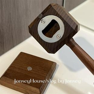 雷神之锤开瓶器创意啤酒起子磁吸桌面摆件个性家用高级便携启瓶器