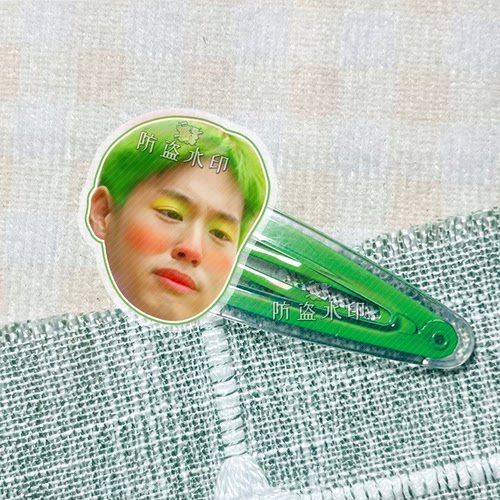 bkpp马群耀 明星周边亚克力bb夹子发饰头饰演唱会应援物来图周边