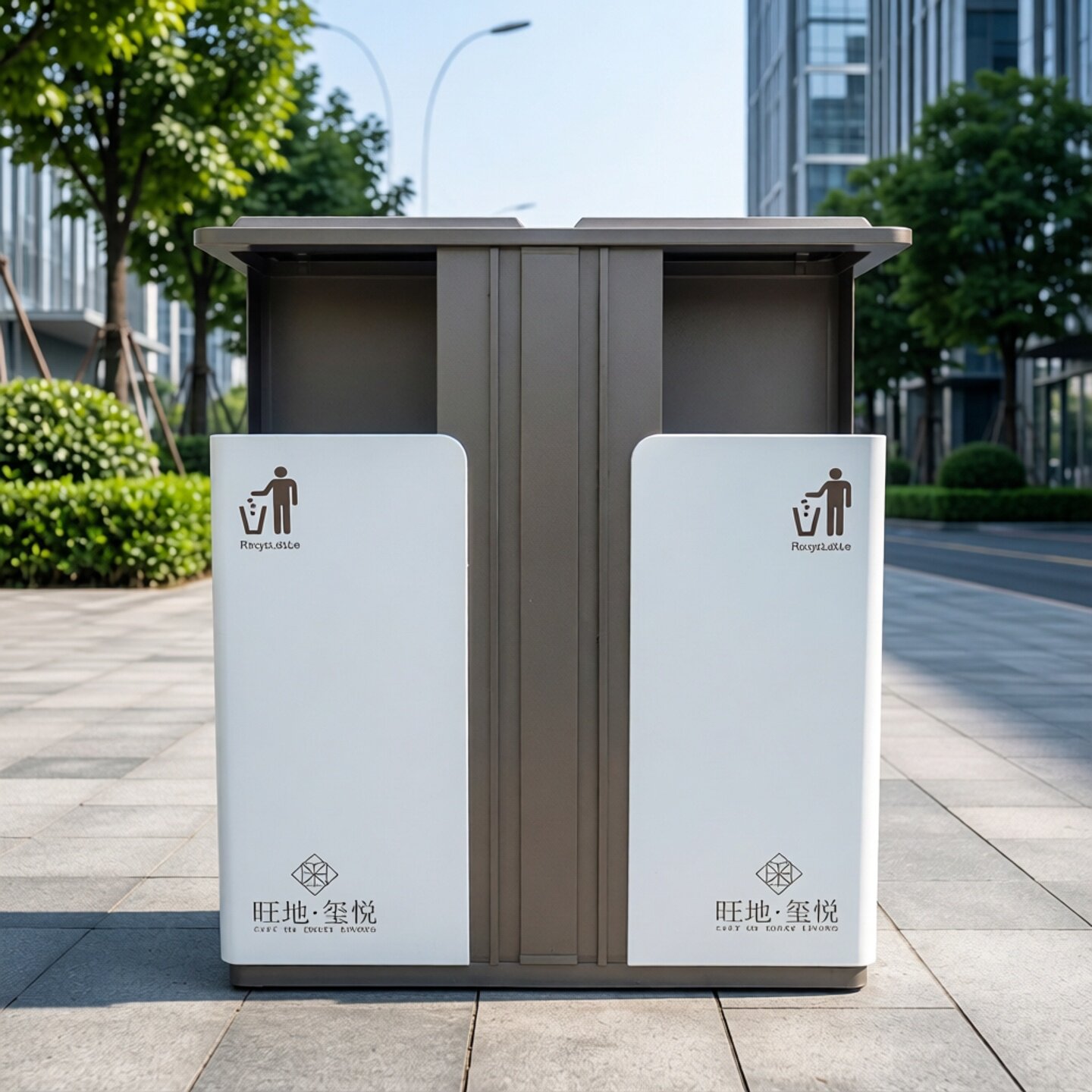 不锈钢垃圾桶带烟灰缸酒店走廊电梯口大容量商场大厅售楼处果皮箱