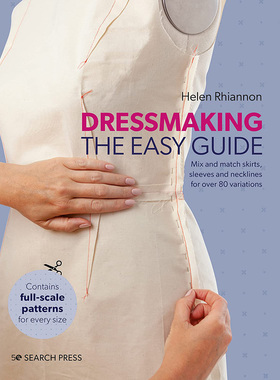 现货 The Dressmaking 时尚漂亮裙子礼服定制服装设计裁缝图案书原版进口图书
