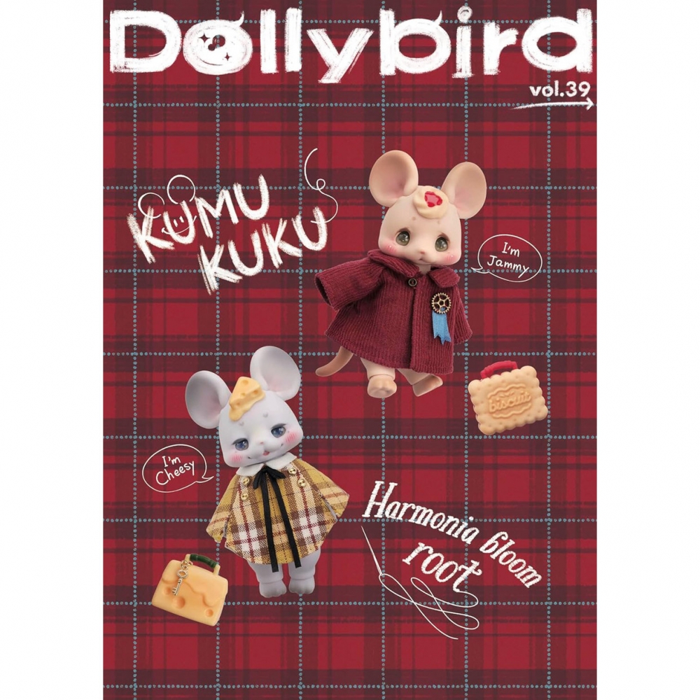 现货 日版 Dollybird vol.39 KUMUKUKU 日本多莉动物玩偶玩偶手工制作书 原版进口图书