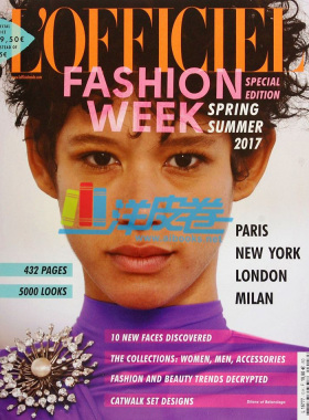 现货 法国 L'OFFICIEL FASHION WEEK 2017年春夏国际时装女装发布会