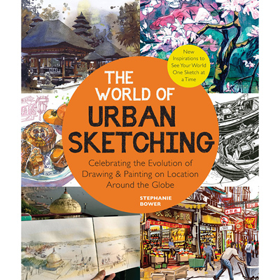 现货 The World of Urban Sketching 城市素描艺术手绘画本英文版