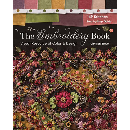 现货 The Embroidery Book 149针刺绣配色针迹图案 步骤教学图书