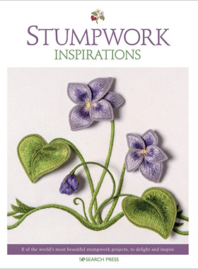现货 Stumpwork Inspirations by Inspirations 凸起刺绣设计书