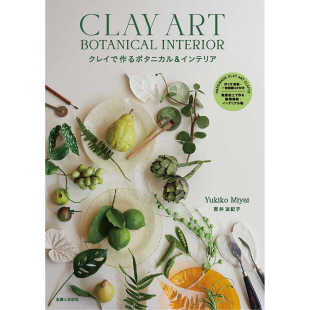 宮井友紀子原版 饰书 进口图书 クレイで作る観葉植物粘土制作室内植物装 现货