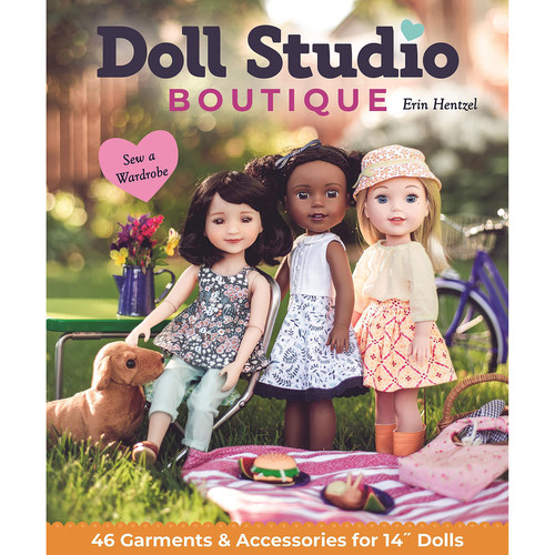 现货 Doll Studio Boutique 布料缝制46件服装和配饰娃娃缝纫书