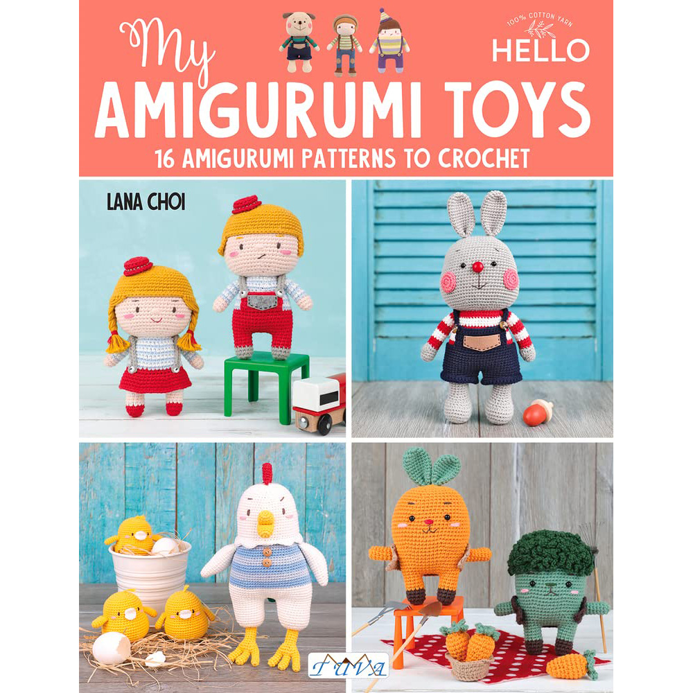 现货 英文版 My Amigurumi Toys 可爱的Amigurumi玩偶编织书 Lana Choi 儿童公仔